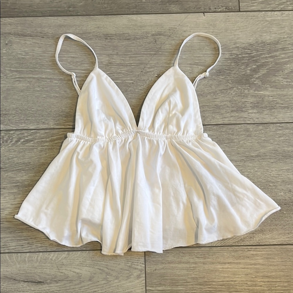 Never Worn Before! Wild Fable White Spaghetti Strap Backless Camisole